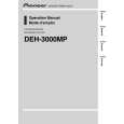 PIONEER DEH-3000MP/XN/EW5 Manual de Usuario