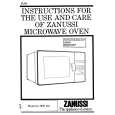 ZANUSSI MW185 Owners Manual