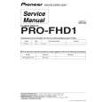 PIONEER PRO-FHD1 Instrukcja Serwisowa