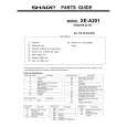 SHARP XE-A201 Parts Catalog