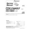 PIONEER CDX-FM657ES Instrukcja Serwisowa