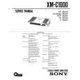 SONY XM-C1000 Instrukcja Serwisowa