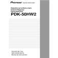 PIONEER PDK-50HW2/UCYVLDP Instrukcja Obsługi