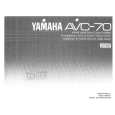 YAMAHA AVC-70 Instrukcja Obsługi