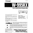 TEAC W995RX Instrukcja Obsługi