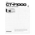 PIONEER CT-F1000 Owners Manual