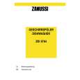 ZANUSSI ZDI6764X Owners Manual