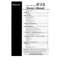 ROLAND HP147E Owners Manual