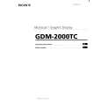 SONY GDM-2000TC Owners Manual