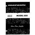 MARANTZ MODEL 500 Service Manual