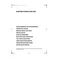 WHIRLPOOL BSZH 5999 IN Owners Manual