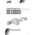 JVC GR-AXM650U(C) Owners Manual