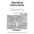 PANASONIC MCV200 Manual de Usuario