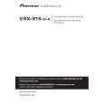 PIONEER VSX-916-K/MYXJ5 Owners Manual