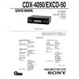 SONY CDX-4050 Service Manual