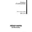 ARTHUR MARTIN ELECTROLUX EM2110 Owners Manual
