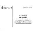 SHERWOOD XA-5400 Owners Manual