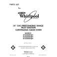 WHIRLPOOL SF332BSRW3 Parts Catalog