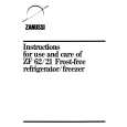 ZANUSSI ZF62/21FF Owners Manual
