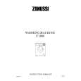 ZANUSSI F1000 Owners Manual