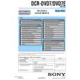 SONY DCRDVD7E Service Manual
