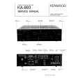 KENWOOD KA-893 Instrukcja Serwisowa