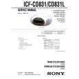 SONY ICFCD831L Service Manual