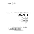 ROLAND AX-1 Owners Manual