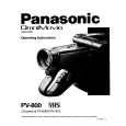 PANASONIC PV800 Owners Manual