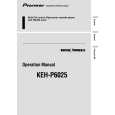 PIONEER KEH-P6025/XN/ES9 Instrukcja Obsługi