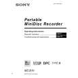 SONY MZB10 Owners Manual