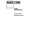 NAD 1300 Owners Manual