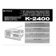 HITACHI K-2400 Owners Manual