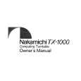 NAKAMICHI TX-1000 Owners Manual