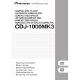 PIONEER CDJ-1000MK3 Owners Manual