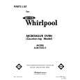 WHIRLPOOL RJM75000 Parts Catalog