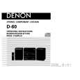 DENON D60 Owners Manual