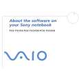 SONY PCG-FX203/K VAIO Software Manual
