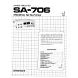 PIONEER SA-706 Manual de Usuario