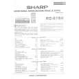 SHARP RG675H Service Manual