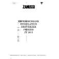 ZANUSSI ZV130S Owners Manual