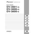 PIONEER DV-3601-G/RAXQ Owners Manual
