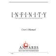 ANTARES INFINITY Owners Manual