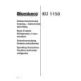 BLOMBERG KU1150 Owners Manual