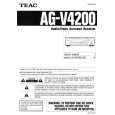 TEAC AGV4200 Owners Manual