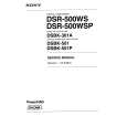SONY DSR-500WSP VOLUME 1 Instrukcja Serwisowa