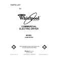 WHIRLPOOL CEM2760TQ0 Parts Catalog