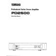 YAMAHA PD2500 Manual de Usuario