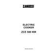 ZANUSSI ZCE560NW Owners Manual