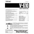 TEAC V610 Owners Manual